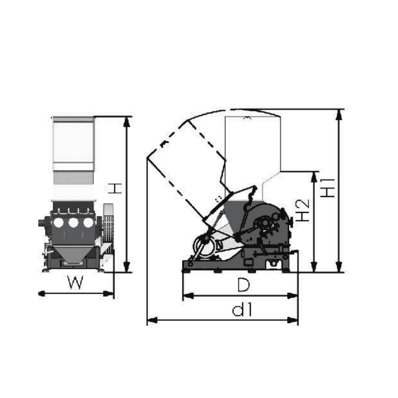 粉砕機-HTS800